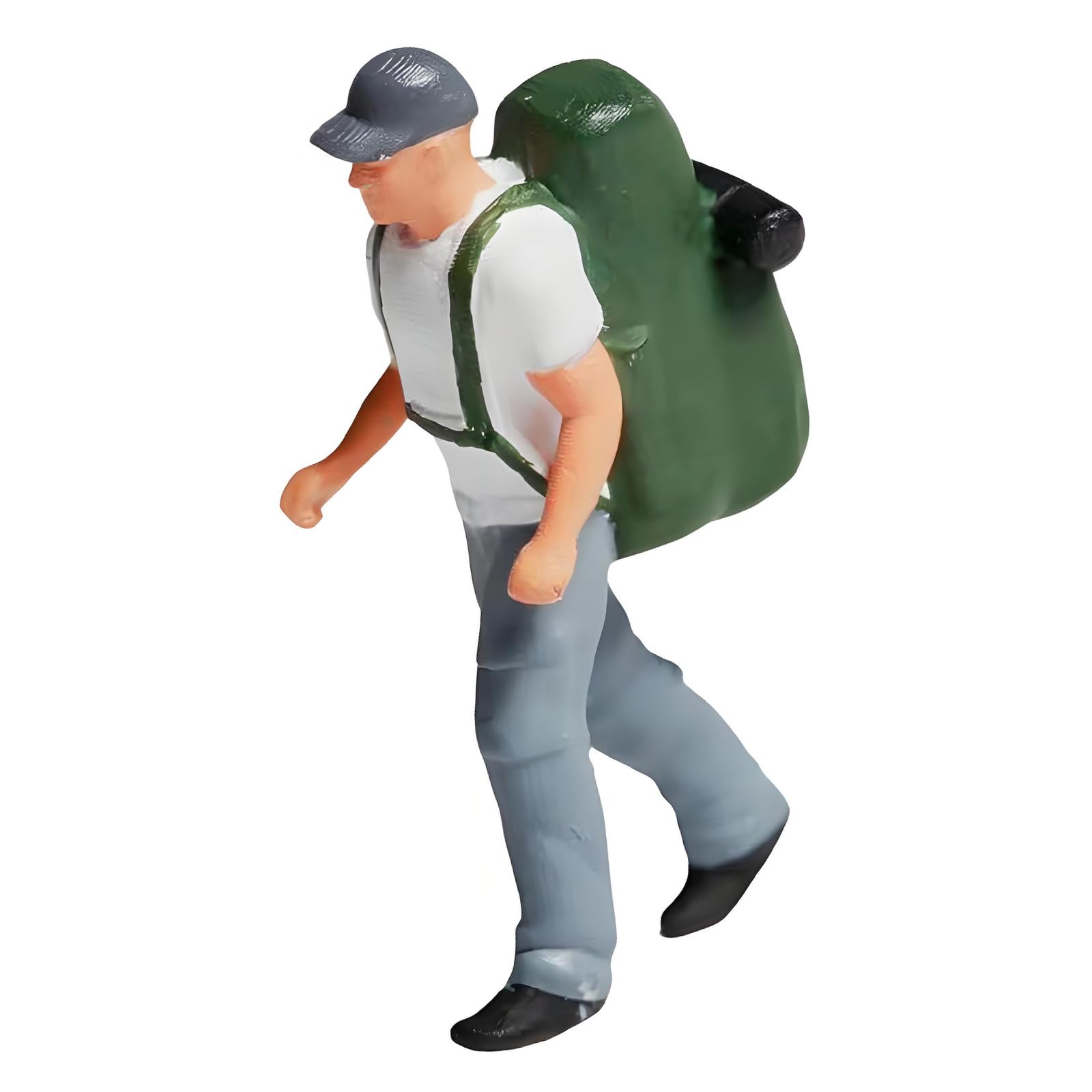 Hredyqw Scale Figures Dioramas Miniature Rock Climbing Figurines Resin Texture for Dioramas Display and Home Decoration