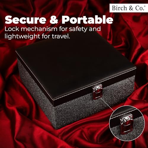 Image of Bangle Organizer - Bangles Box for Women - Chudi Box for Bridal - Bangle Storage Box for Bride, Durable & Elegant Bangle Holder, Perfect for Weddings & Everyday Use, Small, Black