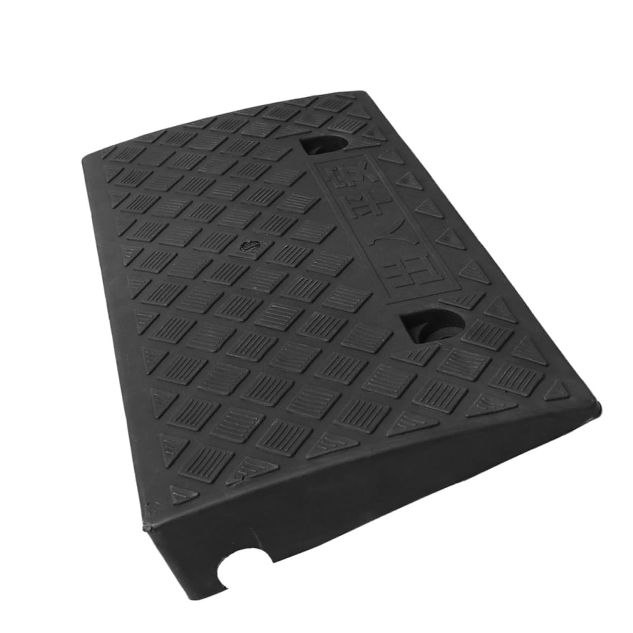 per Soglia Auto 10cm in Plastica Nera Antiscivolo Ammortizzante | Compatibile Sedie a Rotelle e Monopattini, per Marciapiedi e Bordi Stradali, 1 Pezzo