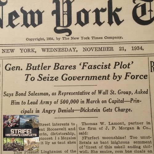 Page de couverture de The Business Plot: The Time American Tycoons Tried to Overthrow FDR (1933-1934)