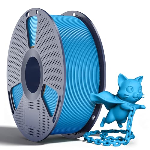 Image of SUNLU PLA+2.0 Filament 1.75mm, Upgraded Tougher & Stronger PLA Plus for 3D Printers, Smooth & Neatly Wound, ±0.02mm Accuracy, 1KG Spool (2.2lbs), Cyan