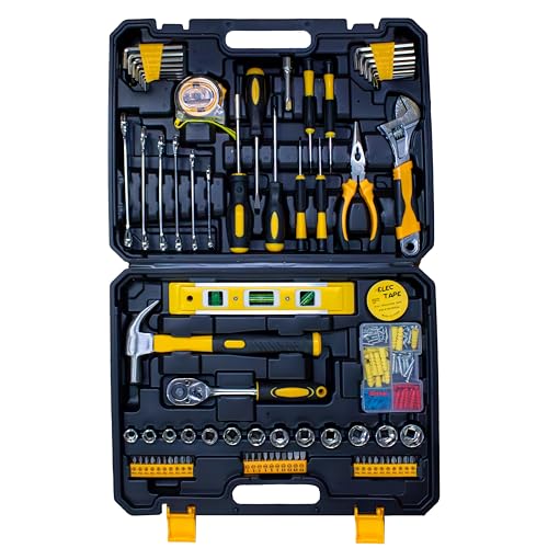 iBELL VORMIR VR TB179-7 Professional Tool Kit with Ratchet Set, 179-Piece Hand Tool Set with...