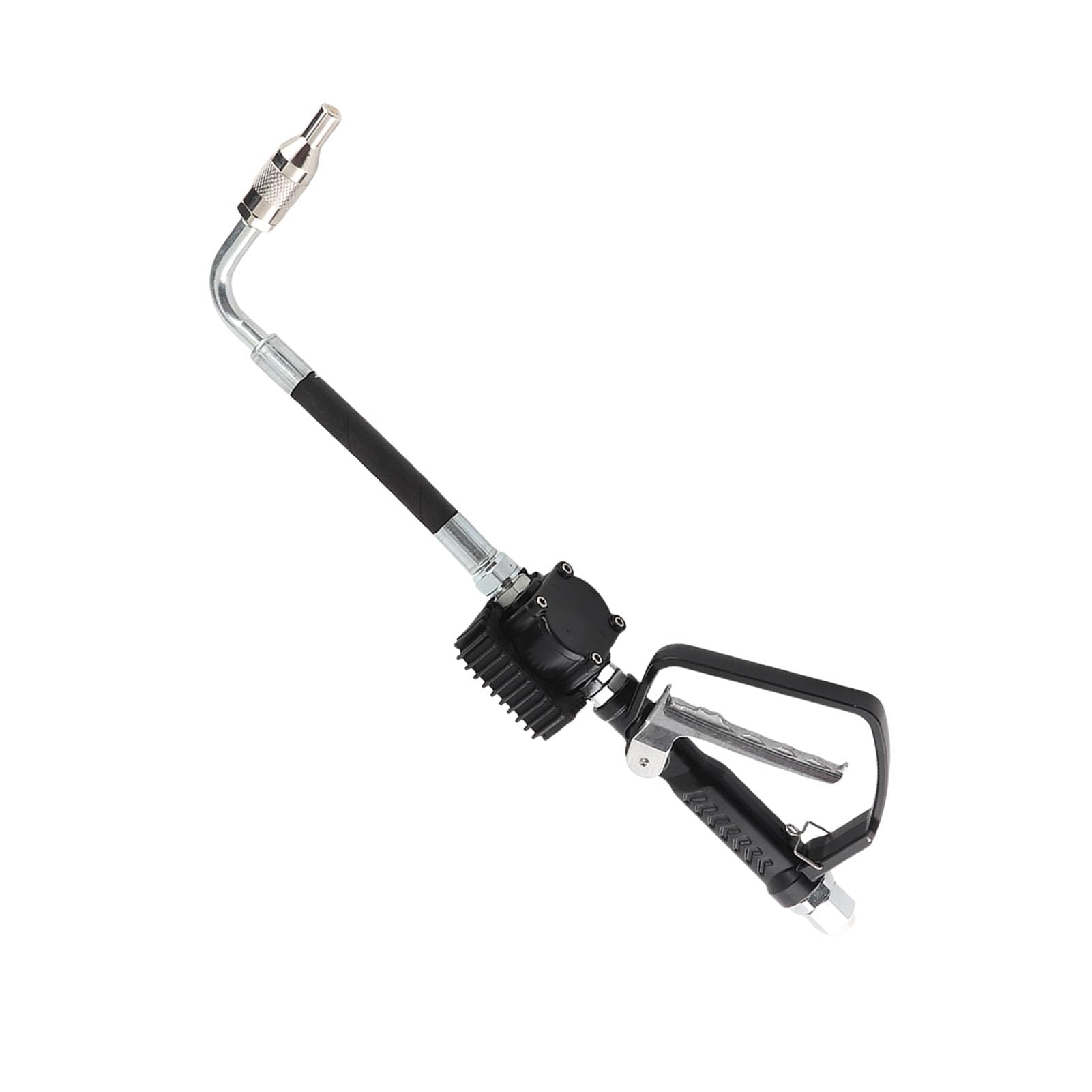 Pneumatisch Zapfpistole mit Drehgelenk 1/2", 35L/min max. Durchflussvolumen, 5 Einheiten Liters Gallons Pints Quarts Kg, Tankstellen-Pistole für 8-5000 mPas Schmieröl Maschinenöl Frostschutzmittel