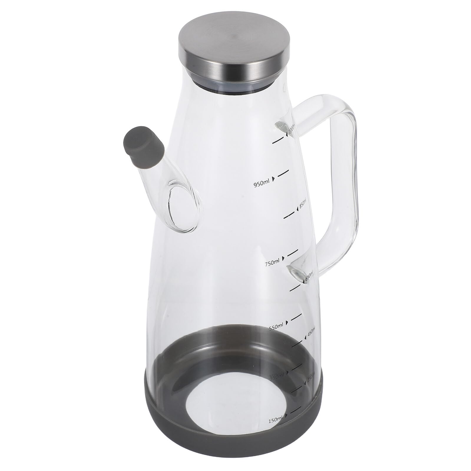 TOYANDONA 34oz Dispensador de Aceite y Vinagre de Cocina Botella de Vidrio Dispensador Anti-goteo para Salas de Cocina Aceitera Reutilizable para Cocinar