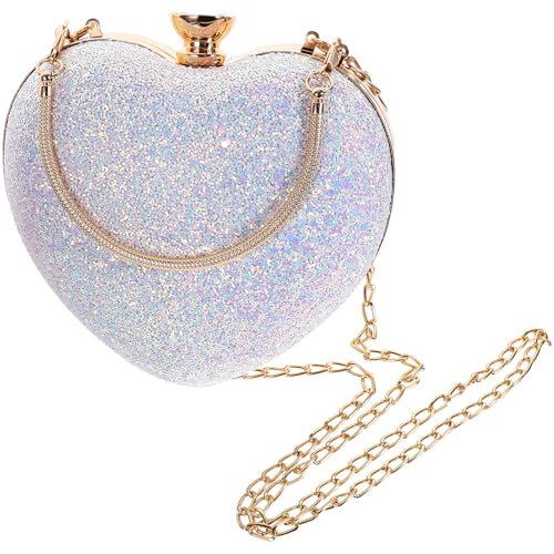 Pochette de soirée cœur Ciieeo pour éviter le désordre et protéger vos essentiels