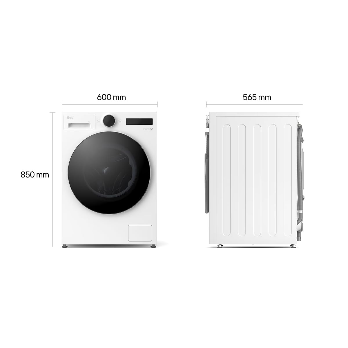 LG F4WX9092 Waschmaschine 9 kg Energieklasse A-55% 1350 U/Min AI Wash TurboWash 360 Weiß