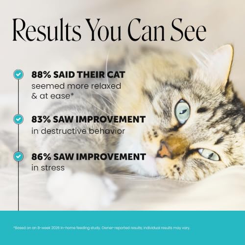 Image of Cat Calming Treats for Anxiety Relief - Dual Texture Crunchy Creamy Calming Chews for Cats - Feline Stress Relief Behavior Support for Travel, Vet Visits, Grooming, Separation Anxiety (90-Day Supply)