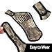 ZSHJGJR Archery Arrow Quiver Crossbow Arrow Quiver Hip Arrow Pocket Holder Waist (Green Camo)