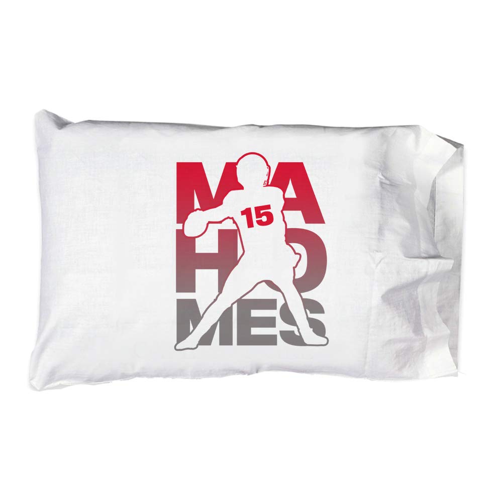 Pillow Case Single Pillowcase - Football Sports Athletic Player (Mahomes #15)