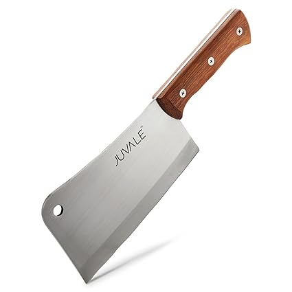 Juvale Juvoice Meat Cleaver Butcher Knife (8 Inches)