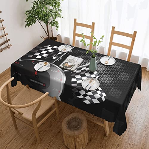 Nappe de table rectangulaire en polyester 137x183 cm lavable