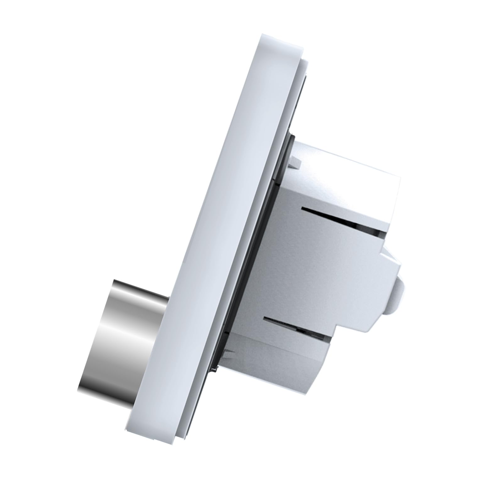 Aramox Termostato Wi-Fi ABS Regolatore Intelligente del Condizionatore d'aria da 41 a 95F Manopola LED Tasti a Sfioramento Regolatore di Temperatura CA a 2 Tubi per Riscaldamento di Raffreddamento