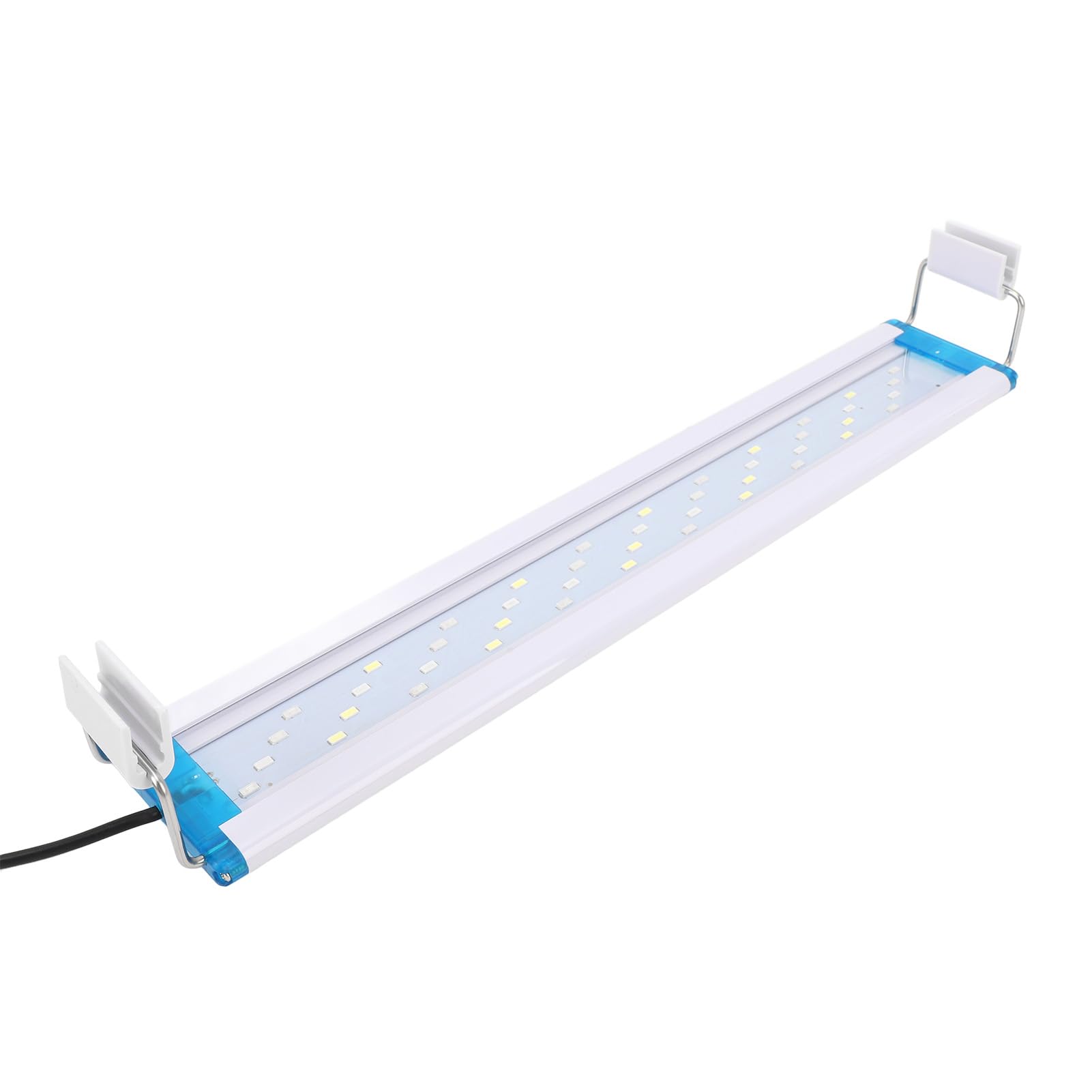 Tnfeeon Luce per Acquario a LED Illuminazione a 3 Colori per Boccia per Pesci con Staffe a Clip, Adatta per L'abbellimento Domestico (Spina UE 38 cm/15,0 pollici)