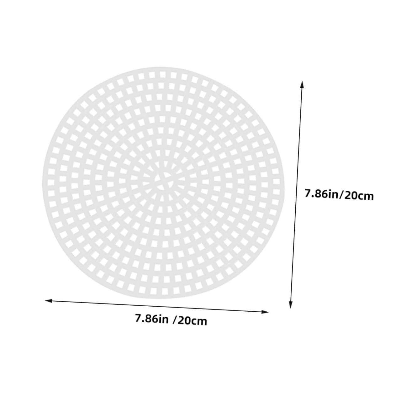 CIMAXIC Portable 6-Pack Circular Cross Stitch Grid Sheets Mesh Sheets for DIY Quilting