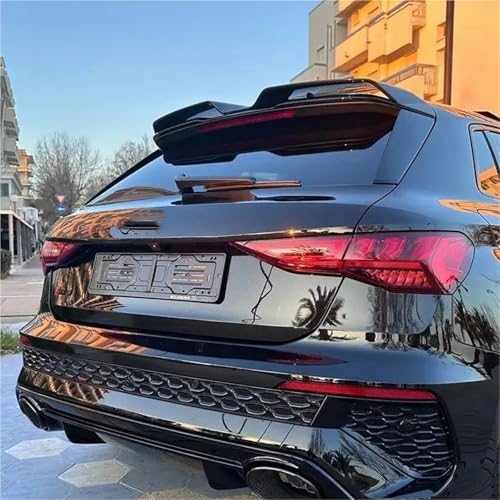 Becquet de coffre arrière Audi A3 S3 RS3 8Y Sportback 2021-2024 spoiler toit noir