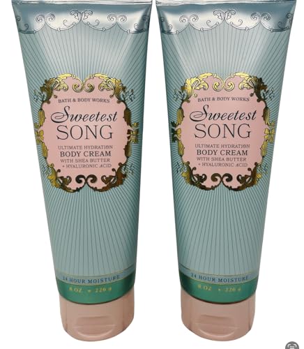 Bath & Body Works Women's Sweetest Song Body Cream 8 Ounces Pack of 2 - image 1