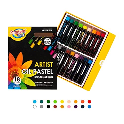 Pasteles de aceite profesional 18/24/36 Coloros vibrantes Crayones Resistente para niños Favores Party Party Pintor Aceite Pastels Conjunto de textura de mezcla suave No tóxica para Regalo Cover