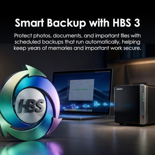 Image of QNAP TS-462A-4G 4-Bay Desktop NAS | Intel Celeron N5095 Quad-Core (up to 2.9 GHz), 2.5GbE, Dual M.2 SSD Slots, QTS