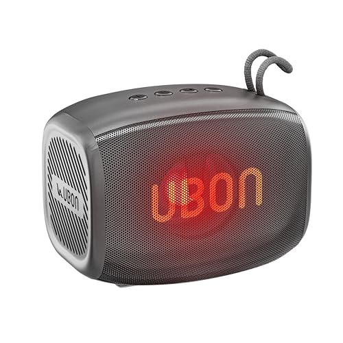 Image of UBON Yodha SP-42, 10 watt Portable Bluetooth Speaker, 10 Hours Long Playtime, RGB Lights, Multiple Connectivity Wireless Party Speaker (Black)