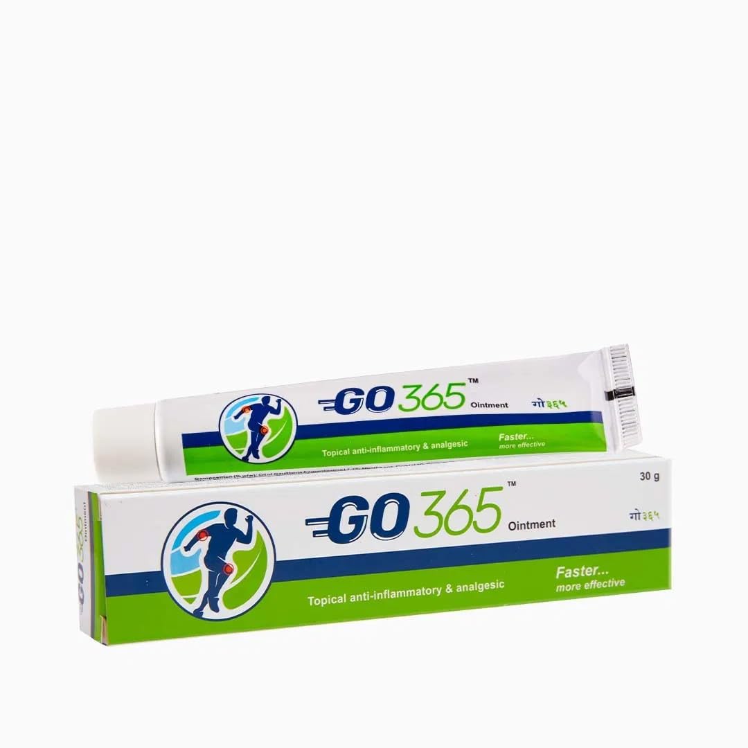 Charak Go365 Ointment, For Joint & Muscular Pain, For Back Pain, Neck & Shoulder Pain, Sprains & Stiffness Each 30 Gm (Pack Of 1)-image-46