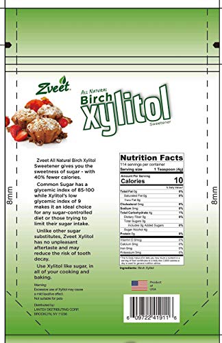 Zveet Birch Xylitol Sweetener (Made in USA) (1 LB)