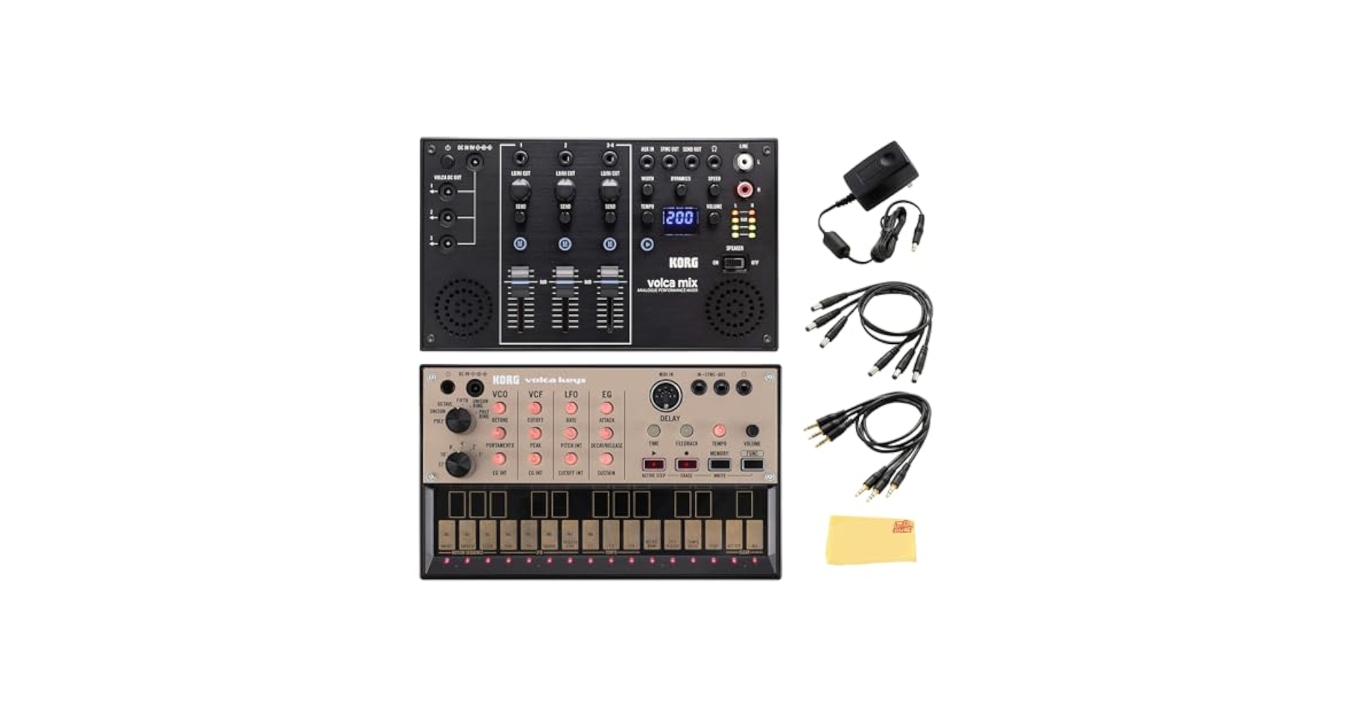 Amazon.com: Korg Volca Keys Analogue Loop Synth Bundle with