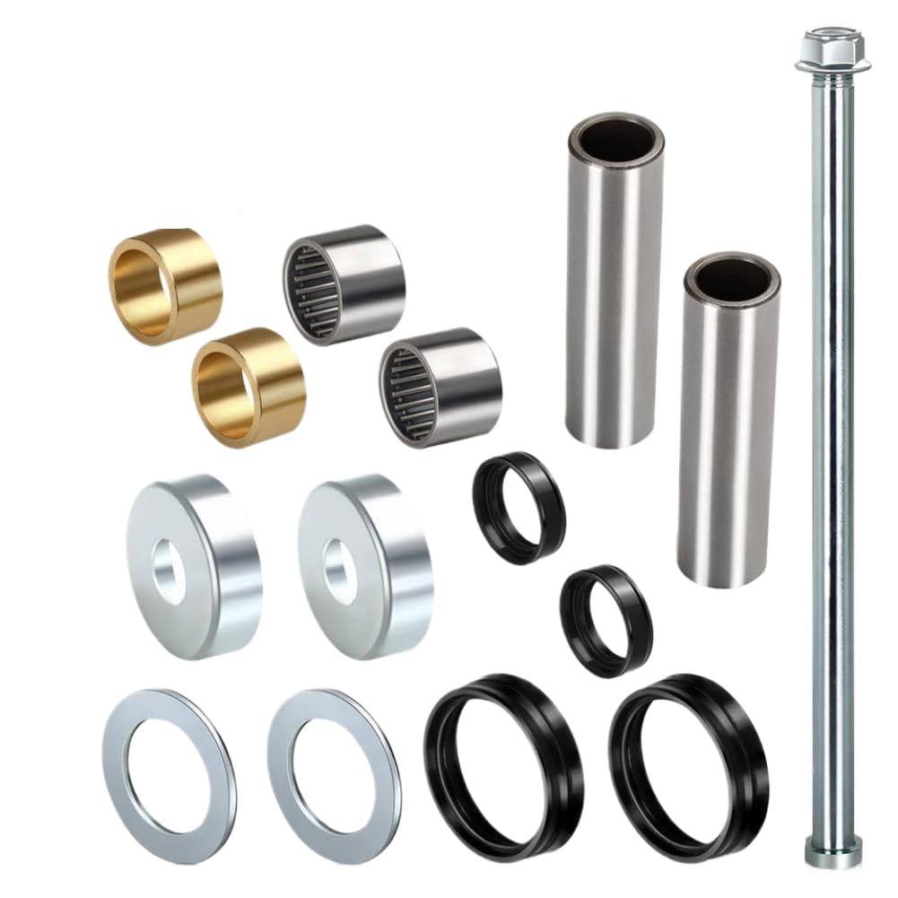 Kit cuscinetti forcellone e guarnizioni e albero perno compatibili con 700 700R 2006-2024