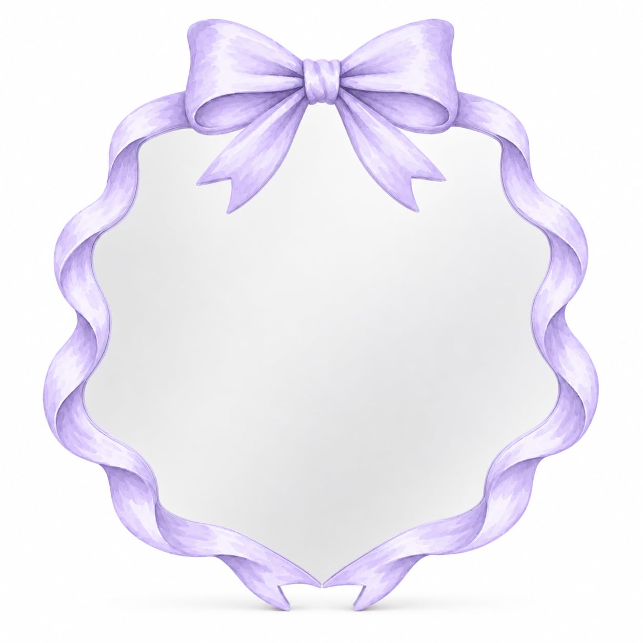 Gosodeny Purpul Bow Mirror Locker Accessories Magnetic Coquette Mirror Organizer for Locker Decor Back to School Essentials Cute Locker Accessories for Girls Back to School Essentials