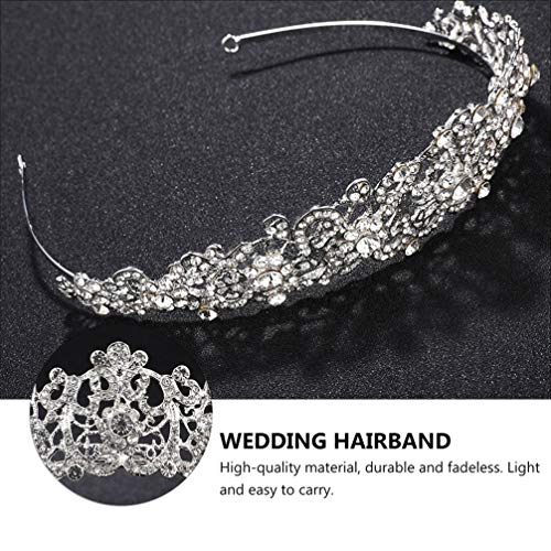 SOIMISS Casamento Coroa de Noiva Tiara Barroco Do Vintage Cristal Strass Coroa Tiara Cabelo Headpiec