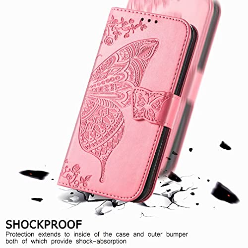 RanTuo Capa de celular para Xiaomi Redmi 9i, com compartimentos para cartão, suporte, TPU + couro PU