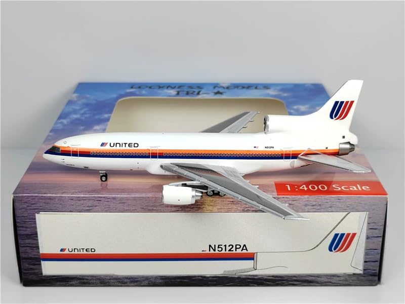 for AeroClassics for United Airlines for Lockheed L-1011 N512PA 1:400 Aircraft Pre-Built Model