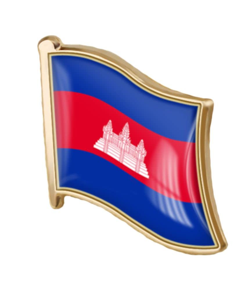 vmcoatdu Country Flag Pin Badge International Travel Brooch Metal Alloy Souvenir Pin for Hat Clothes Backpack