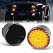 Jeep Wrangler Turn Signals Smoked Amber LED Front Turn Signal Lights For Jeep Wrangler JK 2007-2018 – Direct Replacement, Road Legal Amber LED Car & Truck Turn Signal Light Assemblies - Foto 9
