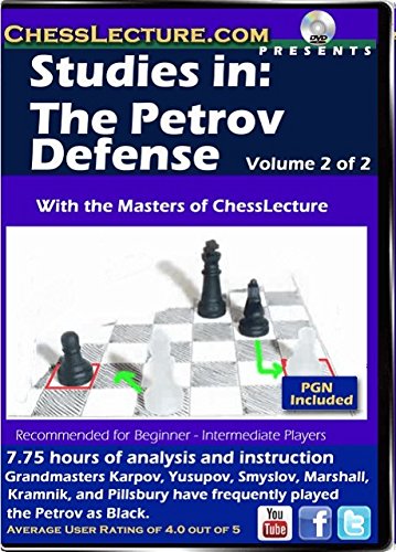 Chess Lecture Studies in: The Petrov Defense - 2 DVDs Volume 129