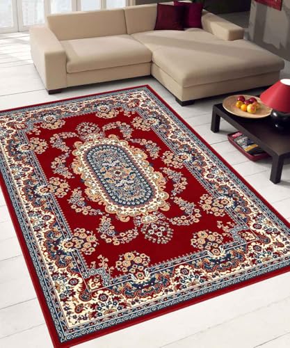 Pierre Tappeti Tappeto arredo salotto disegno orientale persiano classico ROYAL SHIRAZ 2063 ROSSO cm.160x230