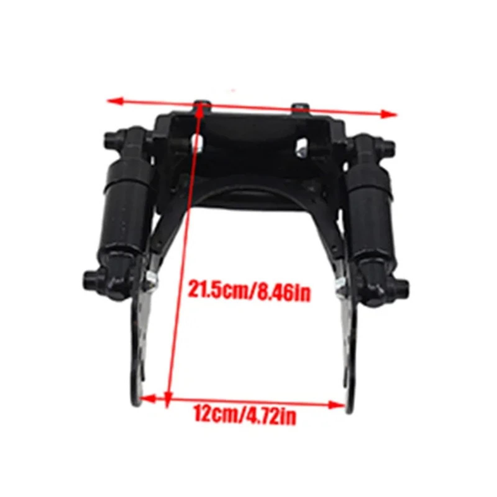 Fourche arrière Pliable for Scooter électrique de 10 Pouces, Accessoires de Conduite de Remplacement, Amortisseur, axe modifié