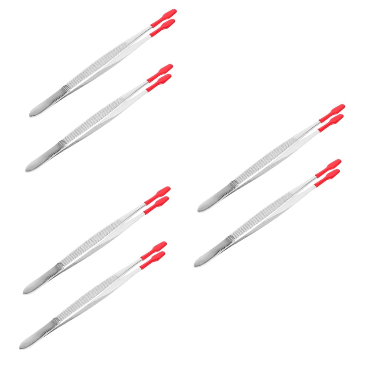 DOITOOL 6pezzi Pinzette Antistatic Acciaio Inossidabile Per Collezionisti Di Francobolli Design Ergonomico e Manico Antiscivolo Strumenti Di Precisione Per Hobby e Riparazioni