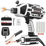 Saker Portable Electric Welding Machine,110V Portable Welder Handheld with IGBT Inverter 5 Variable Current Adjustment,Portable ARC Welder Gun, Fits for 3/32' Wire Rods (Grey)