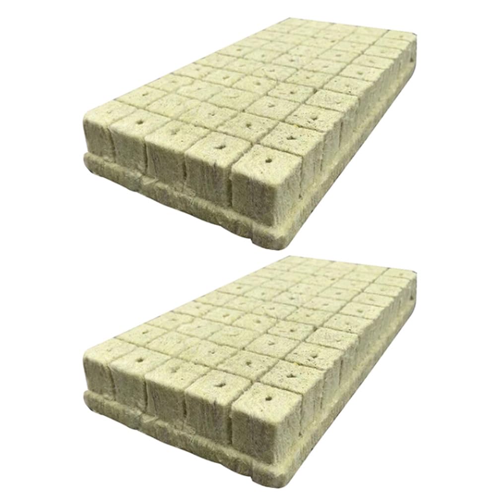 Roccia Cubi di Lana 100pcs Grow Cube Starter in Lana di Roccia Cubetti di avviamento in Lana di Roccia Blocchi di nutrienti (Color : 4X2.5cm)