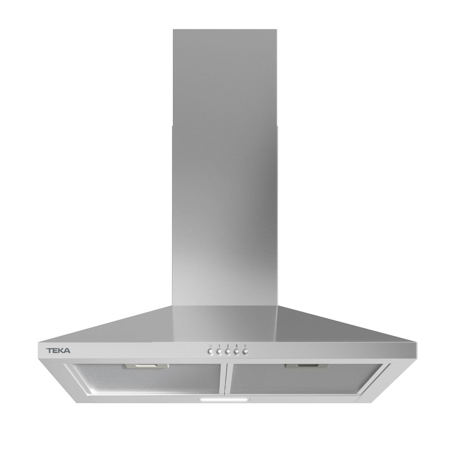 TEKA Campana Decorativa Piramidal, 3 Velocidades, Inox, 70 cm