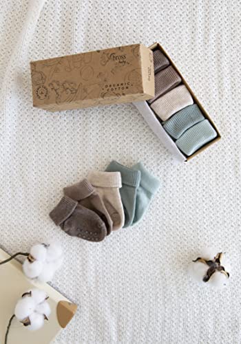 BROSS Unisex Baby Socks&Organic Cotton Baby Socks&Baby Girl Socks&Baby Boys Socks 5 pair socks& Newborn&Infant&Toddler4