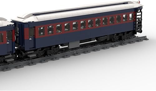 Miniatura 5 de Juego de bloques de construcción de locomotora eléctrica polar navideña, kit de exhibición de modelo de tren, decoración del hogar y la oficina y