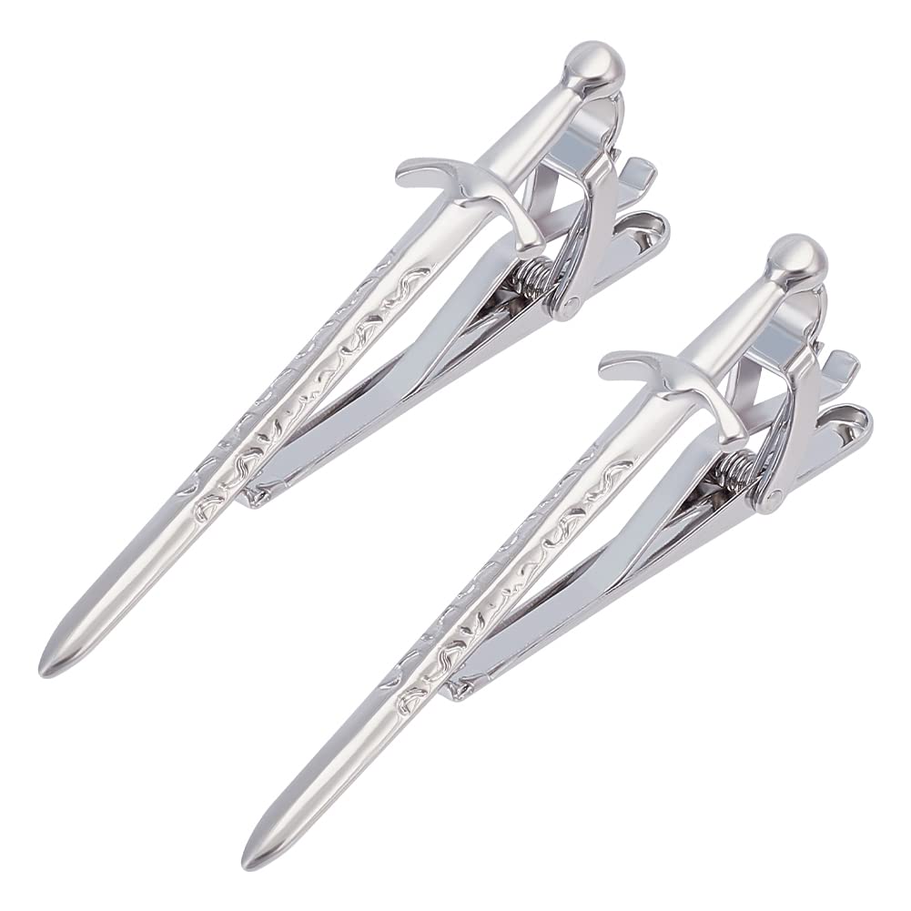 Amazon.com: WEBEEDY 2PCS Personalised Tie Clips for Men Novelty