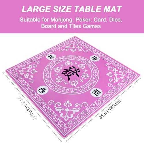 Set de Fichas de Mahjong Americano con Tapete y Dados miniatura 7