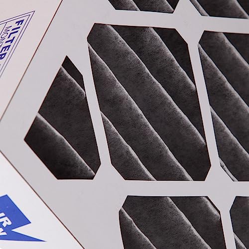 Image of Nordic Pure 20x20x4 Pleated MERV 12 Plus Carbon Air Filters 6 Pack | Actual Size: 19 1 /2 x 19 1 /2 x 3 5 /8 Made in USA, Advanced HVAC Furnace Filtration, Pet & Household Odor Control
