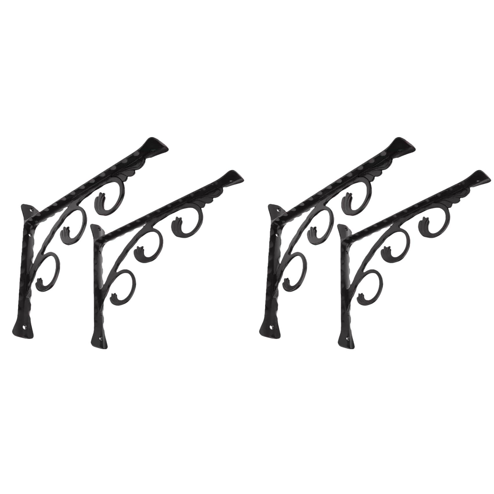 Hndhbfgrt 4Pcs Wall Mounted L Shaped Angle Bracket Multifuntional Brace Shelf Brackets Decorative Shelf Brackets Wall Brackets M