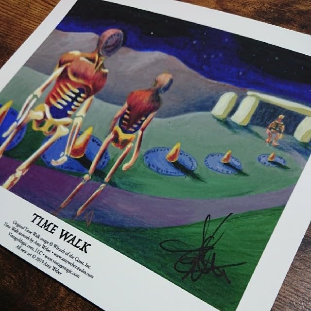 Amazon.co.jp: 《Time Walk》Amy Weber サイン入りアート