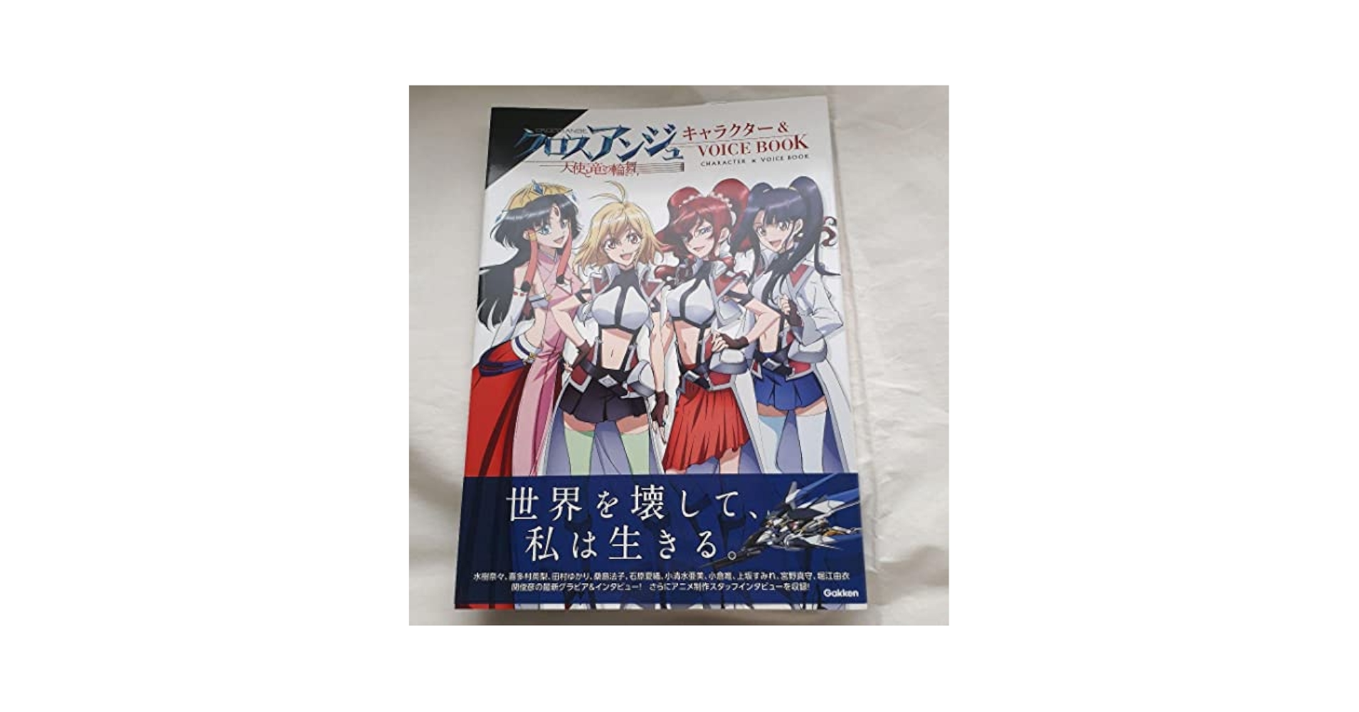 クロスアンジュ デザインワークス キャラクター&VOICE BOOK 2冊