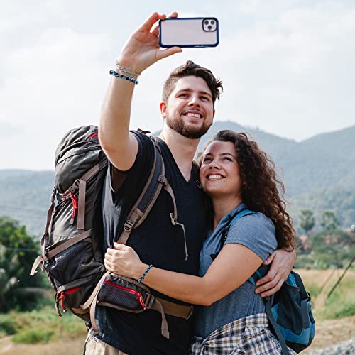 Evil Eye Bracelets for Men Women Good Luck Bracelet for Protection Handmade 10mm Turkish Blue Eye Bead Stretch Bracelet Teen Girls Boys4