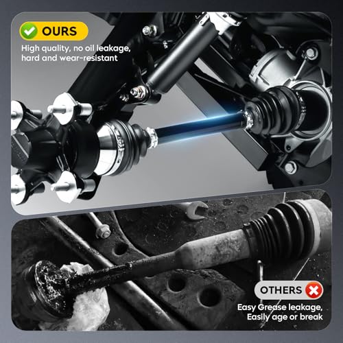 Image of Front CV Axle Drive Half Shaft for Polaris Ranger 900 XP /Crew 2013-2019, Ranger XP 1000 2017-2020 (Non-ABS /Diesel /MUD), RZR S /4 800 2010-2014, Ranger 570 Full-Size 2015, Replaces 1332637